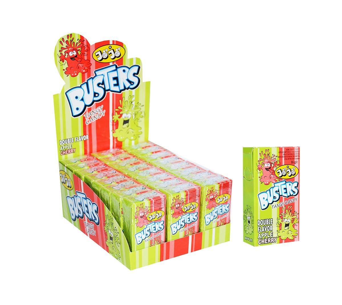 Busters Tangy candy APPLE+CHERRY 16
