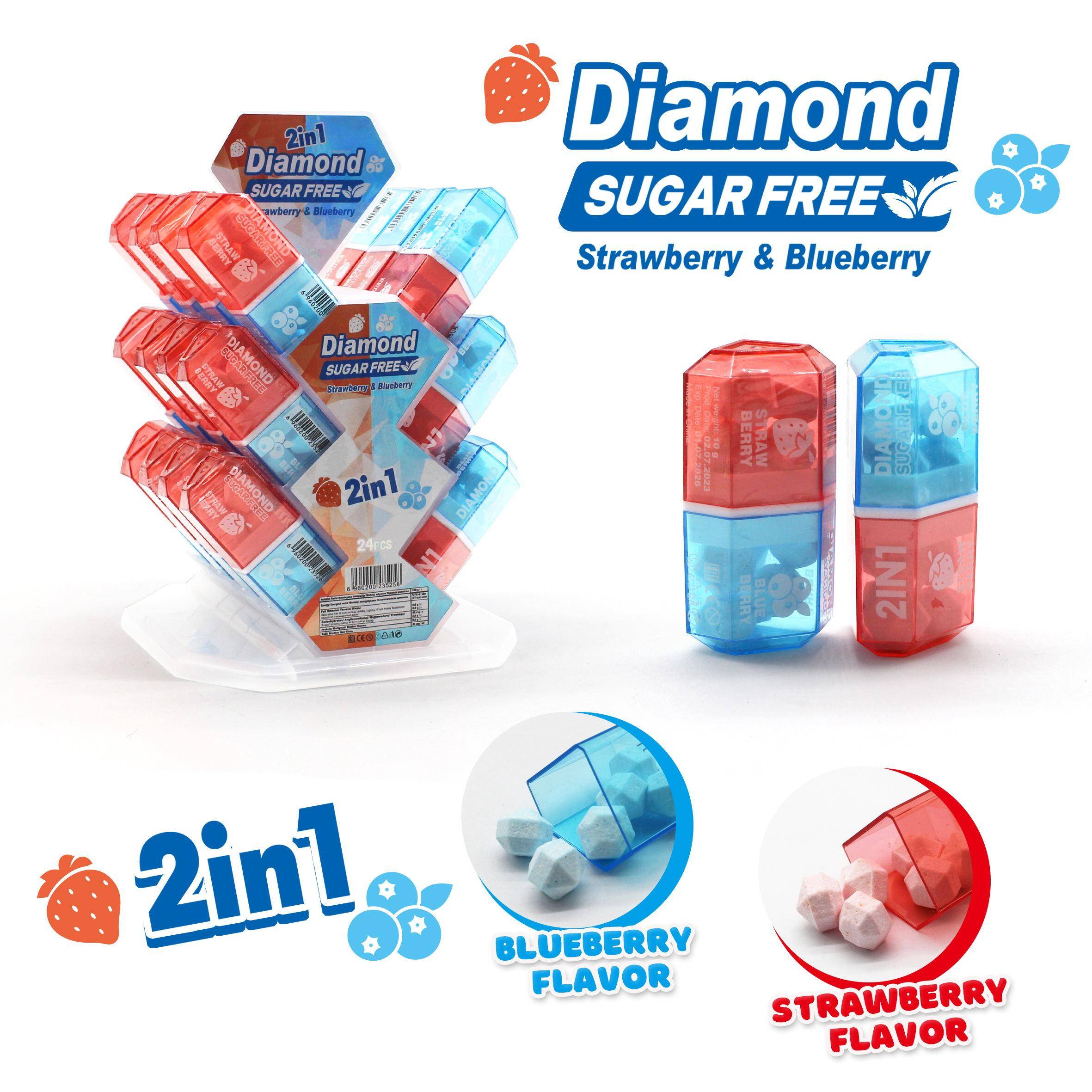 Diamond Sugar Free 2 w 1. 10g /24/ (Zdjęcie 1)