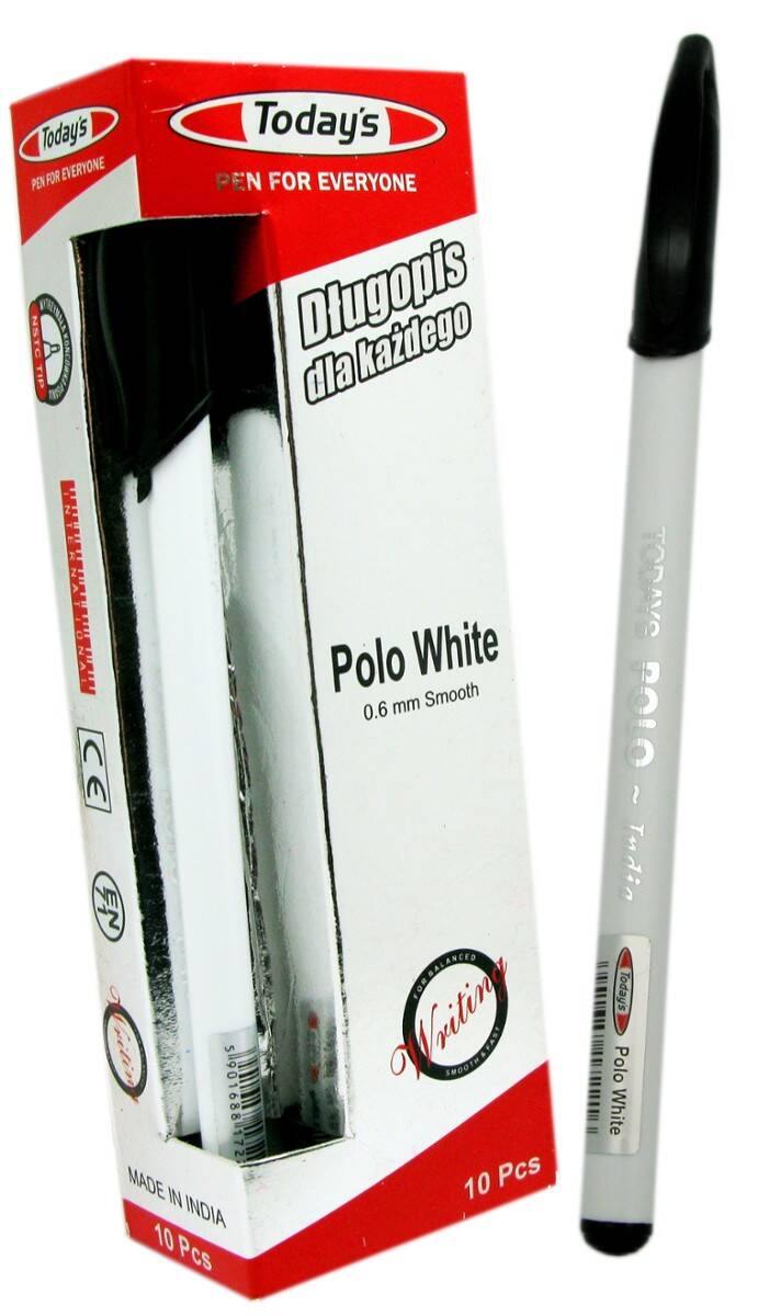 Długopis Todays Polo czarny /10/ (Zdjęcie 1)