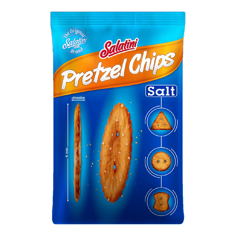 Salatini Pretzel Chips solony 40g /20/ (Zdjęcie 1)
