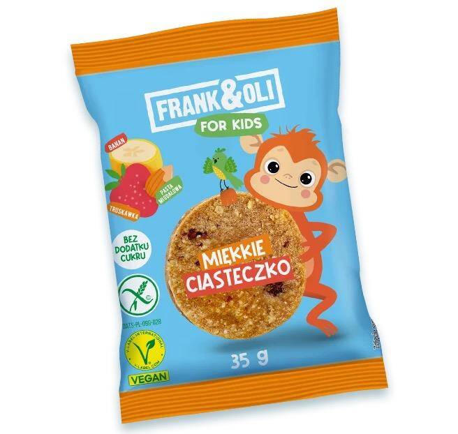 FRANK&OLI kids banan + truskawka 35g