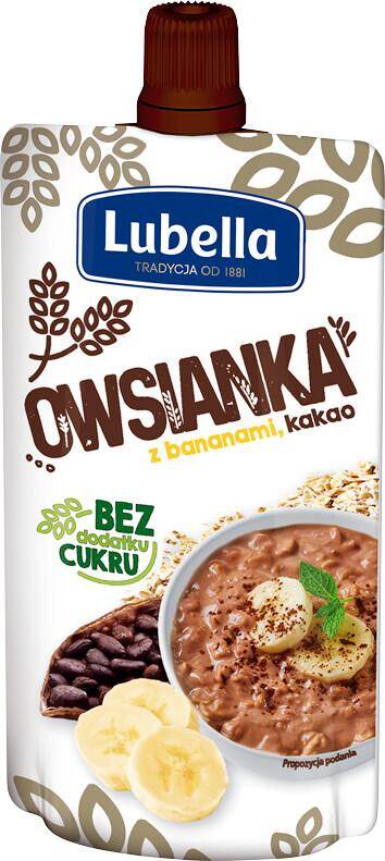 Lubella Owsianka banan kakao 100 g/12/ (Zdjęcie 1)