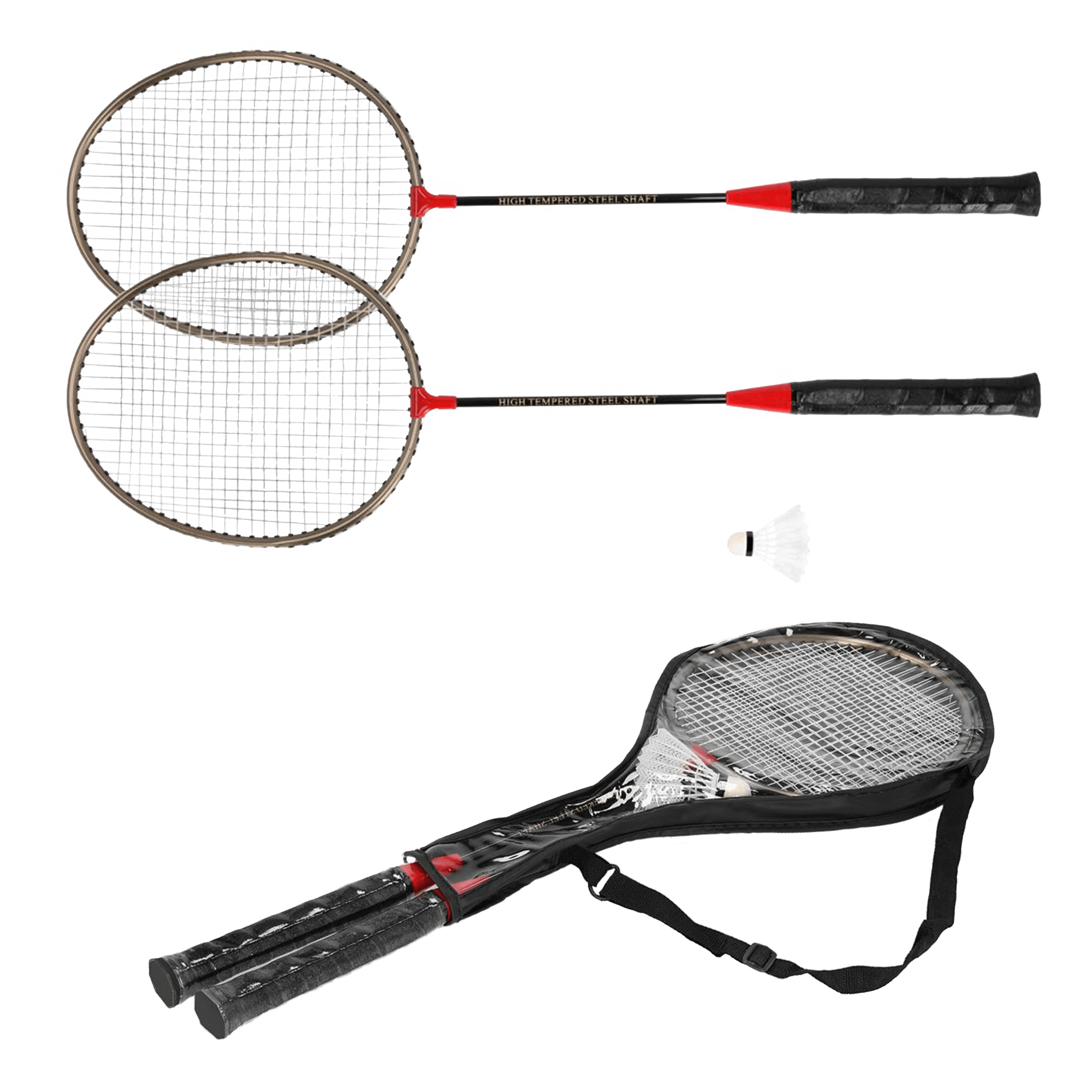 Badminton zestawa 2 rakietki + lotka