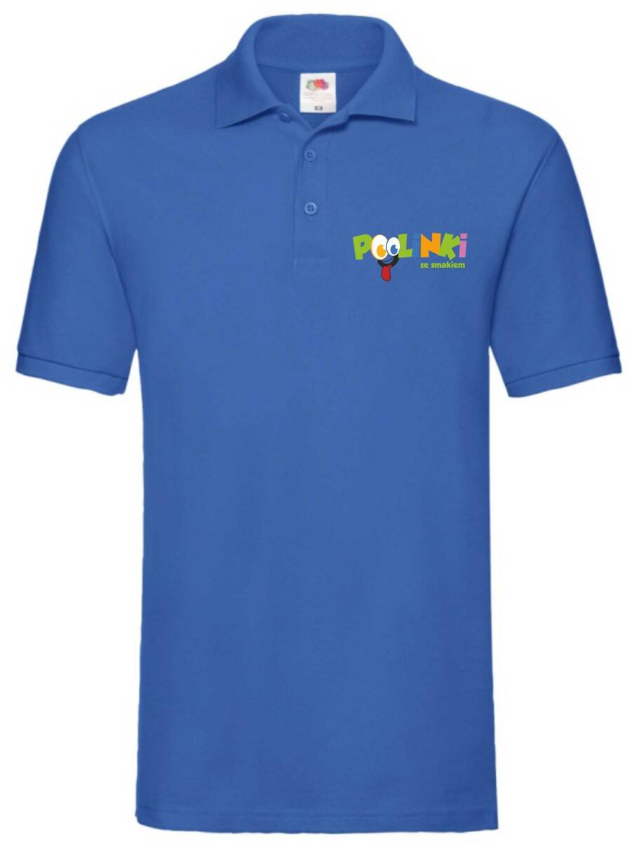 Koszulka polo Poolinki niebieska XL