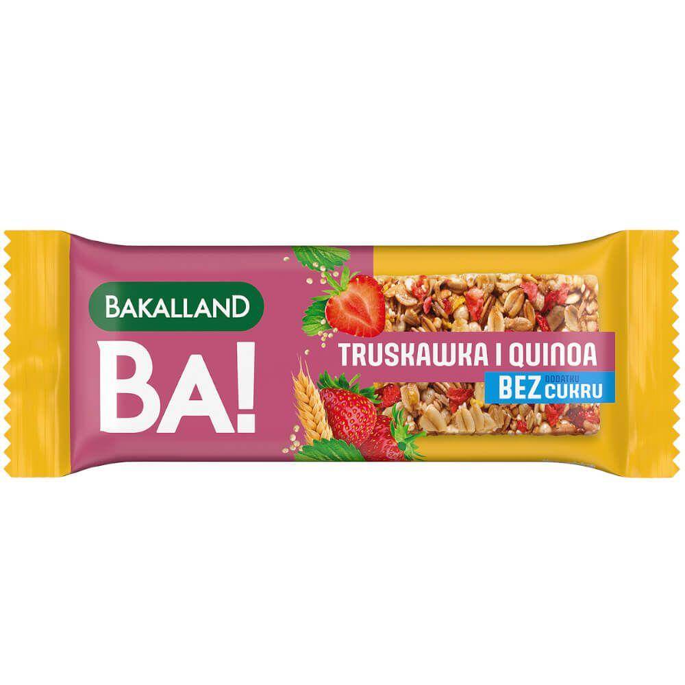 BA! baton Zbożowy truskawka&quinoa 30g (Zdjęcie 1)