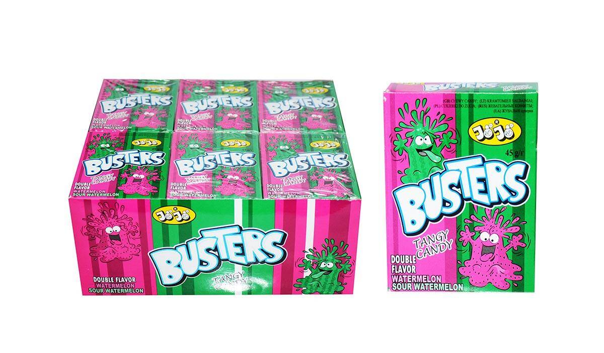 Busters Tangy candy SOUR WATERMELON 45g (Zdjęcie 1)