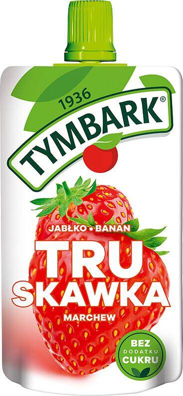 Tymbark Mus DUŻY 120 g  Truskawka /12/