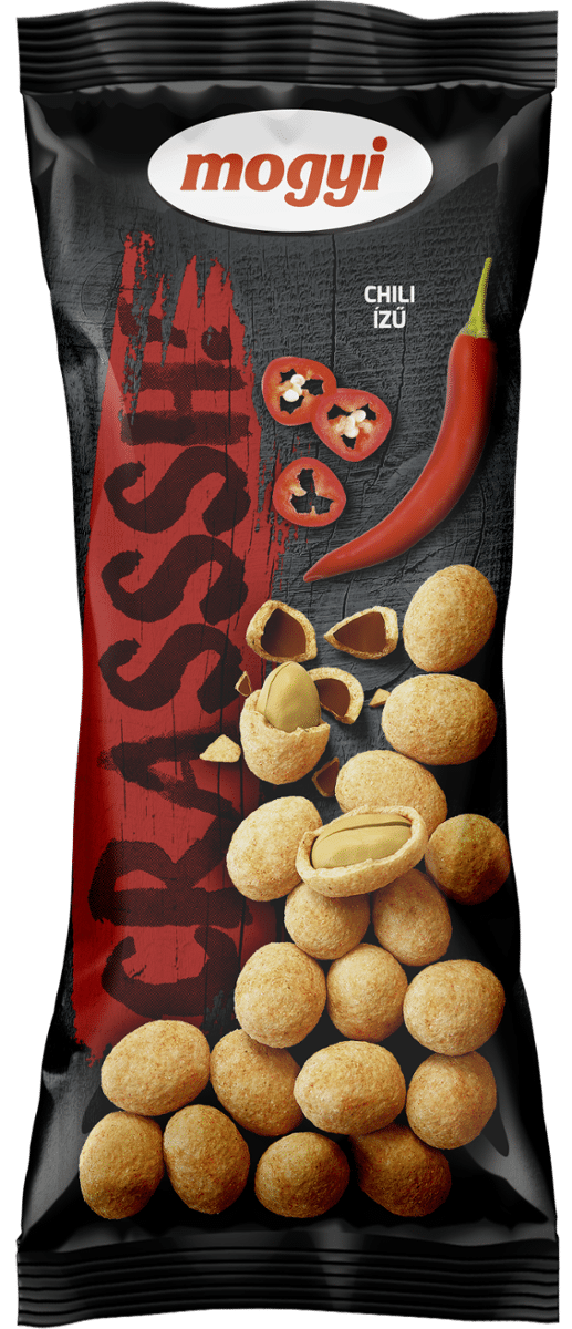 Crasssh - orzeszki ziemne chili 60g (Zdjęcie 1)