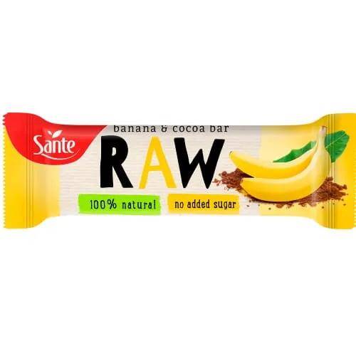 Baton RAW owoc. Banan&Kakao 35g /36/