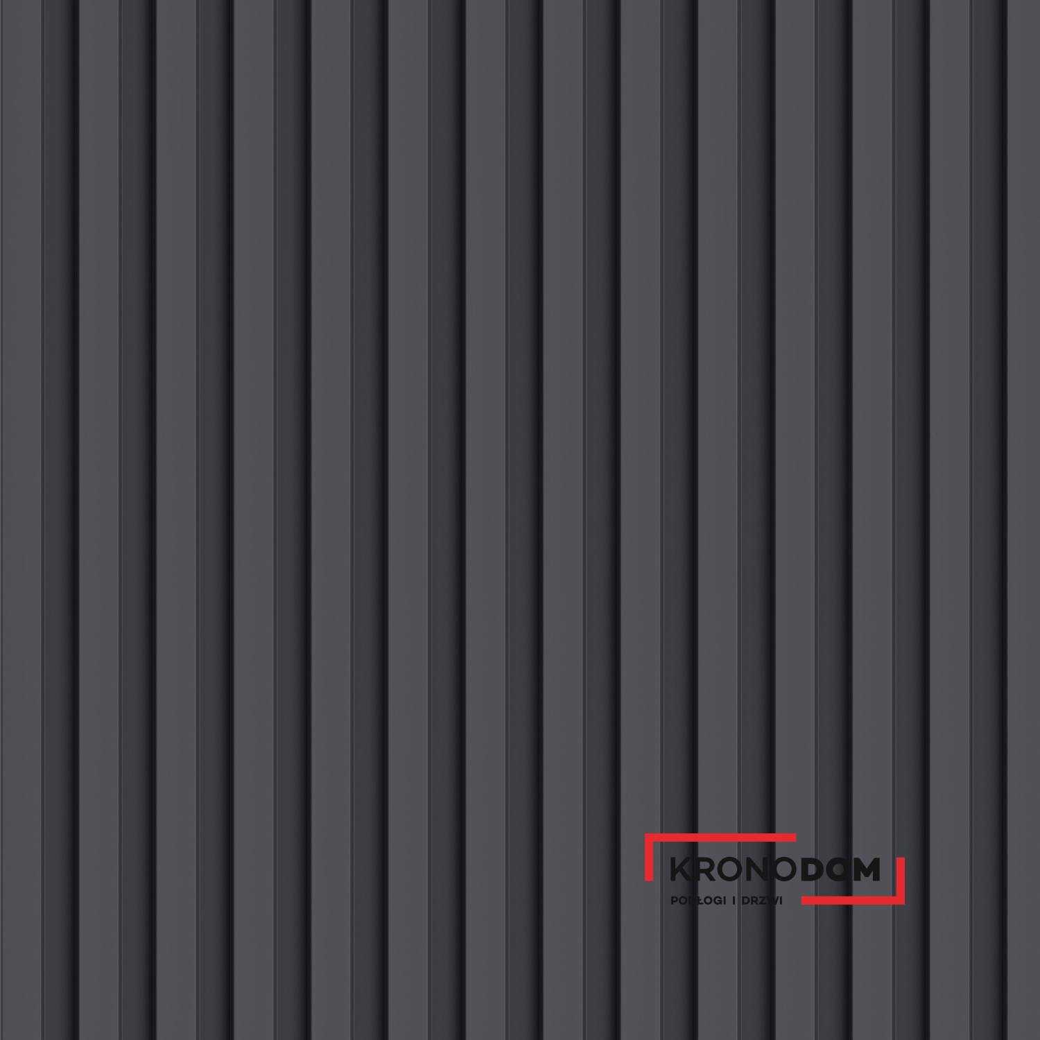 Panel listwowy VOX Linerio L-LINE anthracite gr.21mm, szer.125mm*dł.2650 mm (1 szt.=0,3313 m2) (Zdjęcie 1)