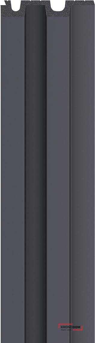 Panel listwowy VOX Linerio L-LINE anthracite gr.21mm, szer.125mm*dł.2650 mm (1 szt.=0,3313 m2) (Zdjęcie 2)