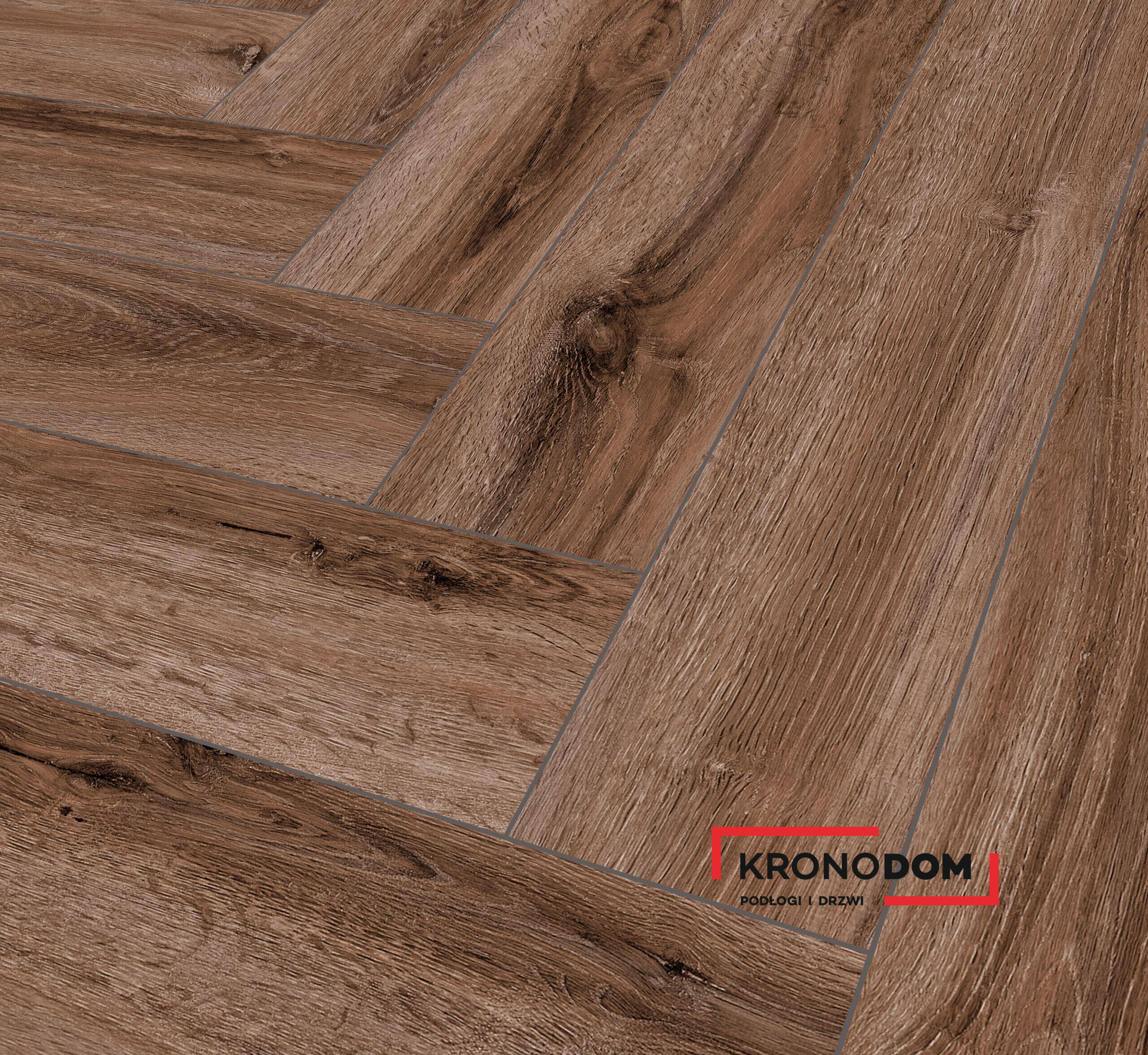 Panele winylowe THE FLOOR HERRINGBONE Portland Oak P1005HB, gr.6mm, 4V (1opk.=16szt.=1,752m2)