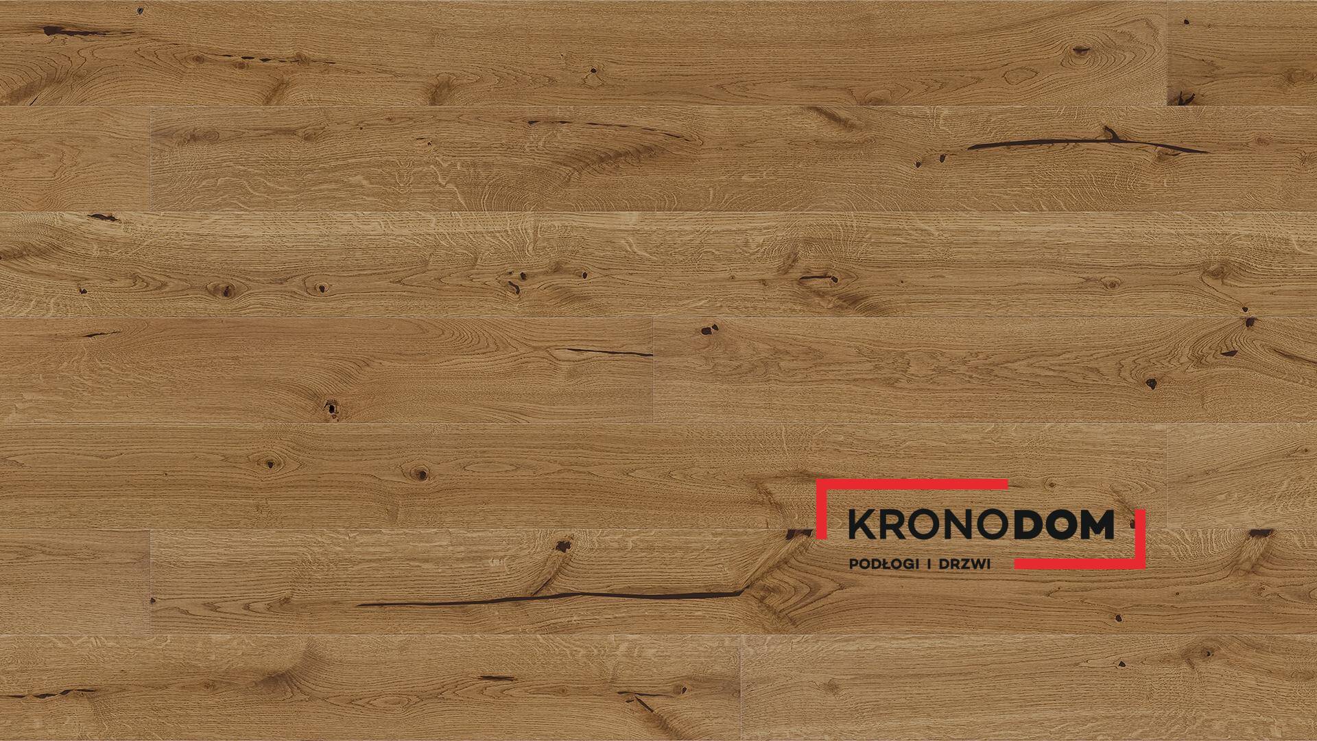Podłoga drewniana Barlinek DECOR LINE dąb azores medio 1WG000791 gr.14mm, 4V (1opk.=2,38m2) 155x2200, deska 1-lamelowa, olej naturalny