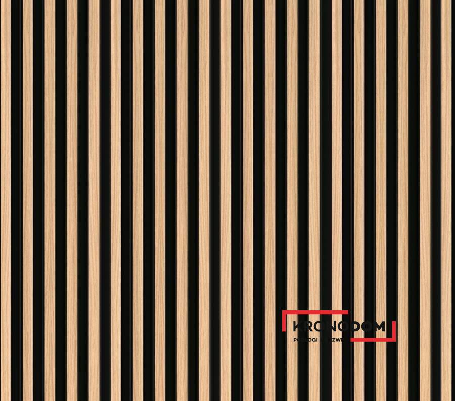Panel listwowy VOX Linerio S-LINE natural black gr.12mm, szer.125mm*dł.2650 mm (1 szt.=0,3313 m2)
