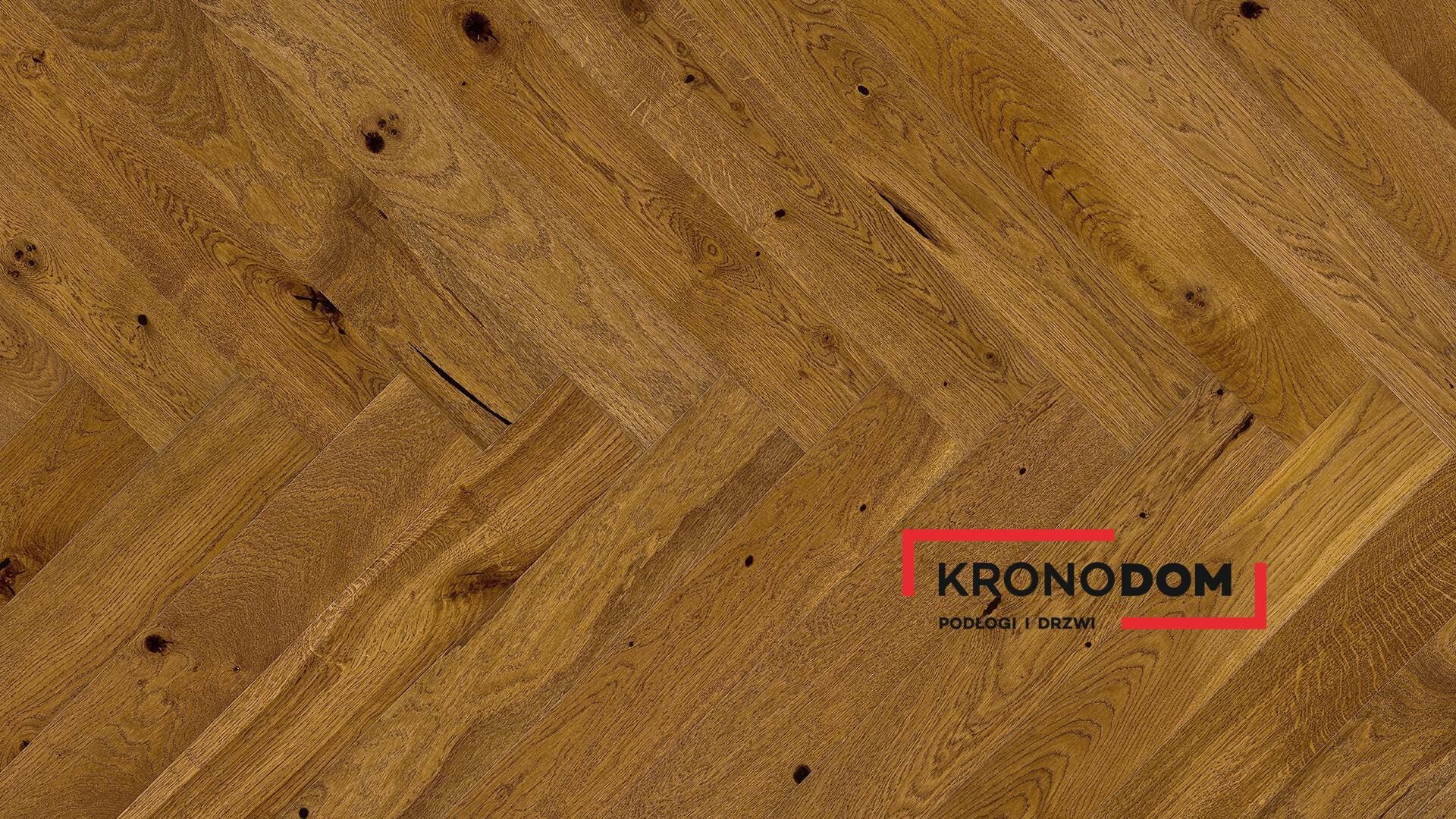 Podłoga drewniana Barlinek CLASSICO LINE dąb brown sugar 1WC000006 gr.14mm, 4V (1opk.=0,65m2) 130x725, deska 1-lamelowa, lakier matowy, jodła klasyczna 130
