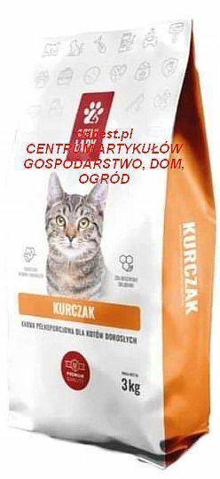 Karma 4 ŁAPY Passion dla kota 3kg kurcz (Zdjęcie 1)
