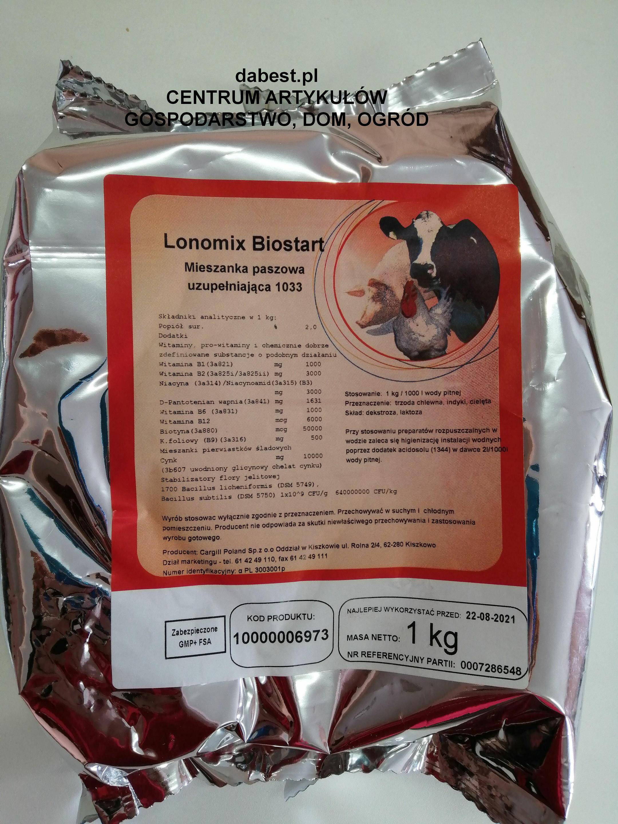 Lonomix BioStart- op.1kg - rozpuszczalna