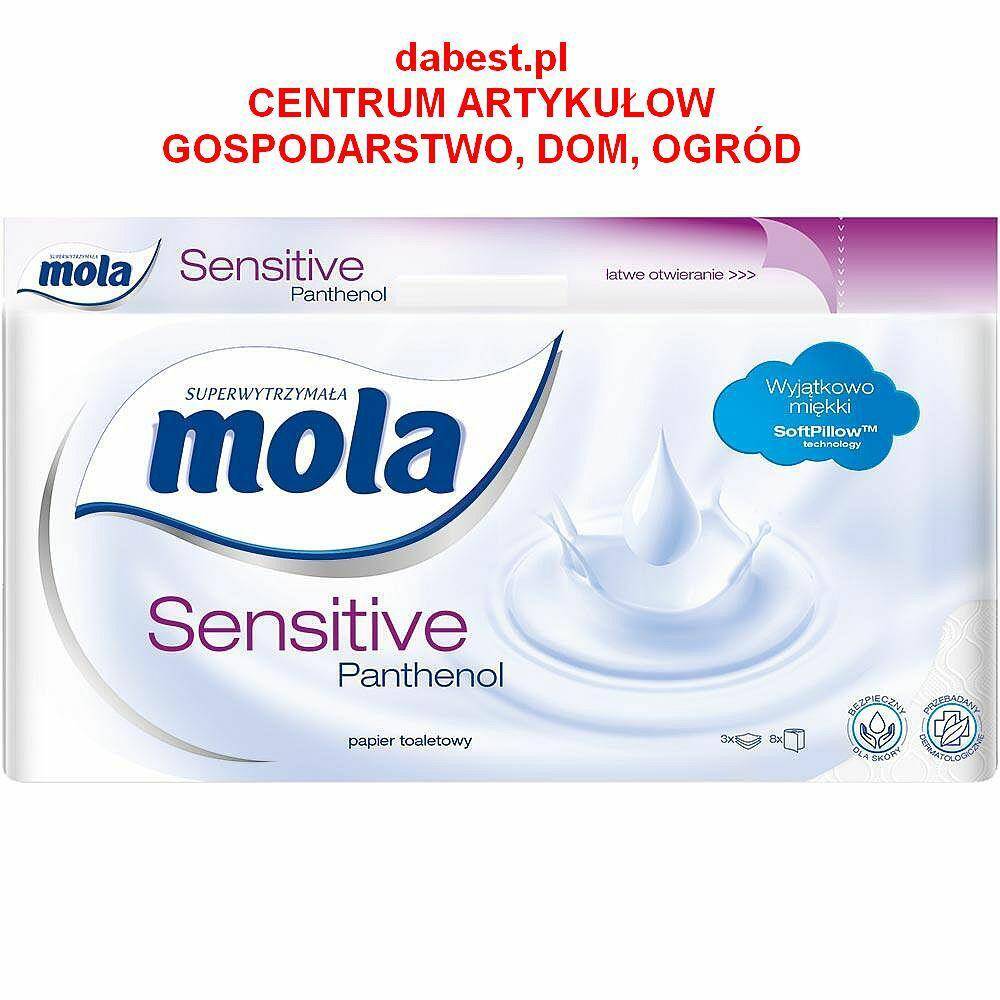 Papier toaletowy MOLA 8szt.  sensitive