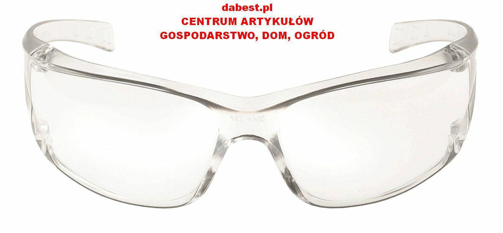 Okulary *54* transparentne klasa F ochro