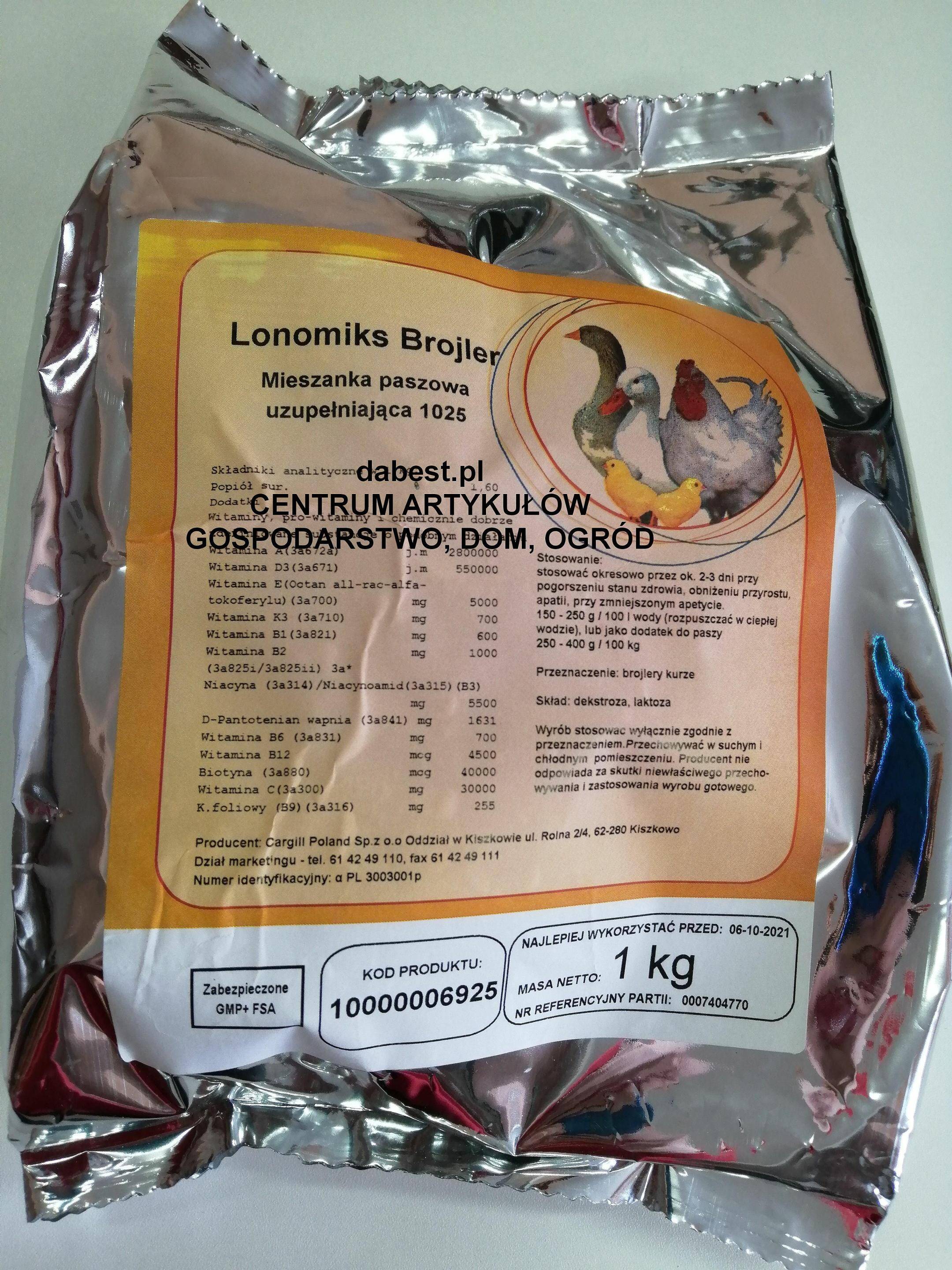Lonomix BROJLERop.1kg rozpuszczalny lub