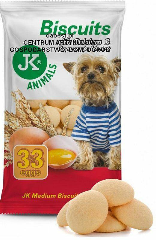 JK biszkopty dla psów 250g 33% jajek