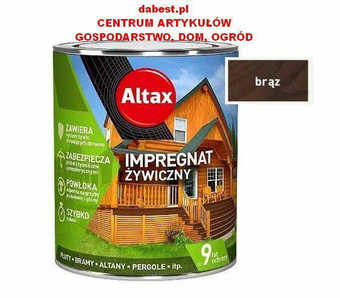 ALTAX Impregnat żywiczny 0,75L   BRĄZ