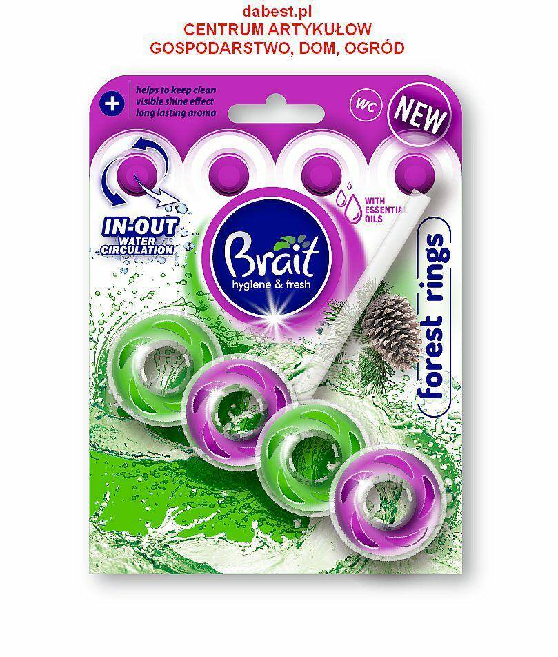 BRAIT koszyk do  WC rings forest 40g