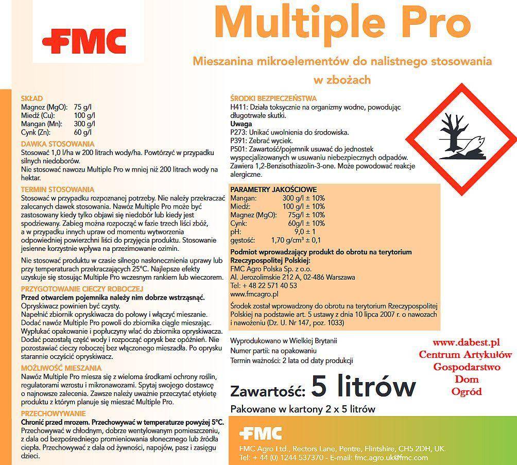 FMC Multiple Pro    op. 1L (Zdjęcie 2)