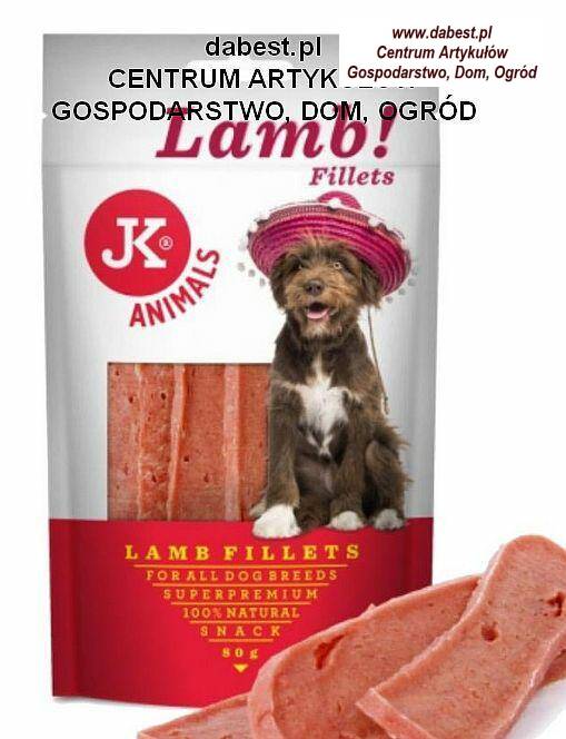 JK-Meat Snack Lamb fillet 80g dla psa