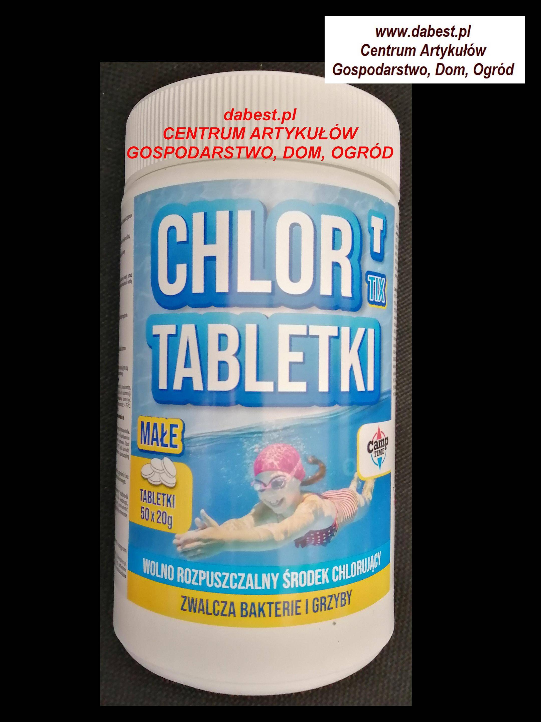 Chlortix T tabletki MAŁE 20g/1kg basenow