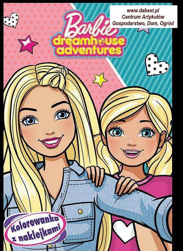 Książka Barbie Dreamhouse kolorowanka