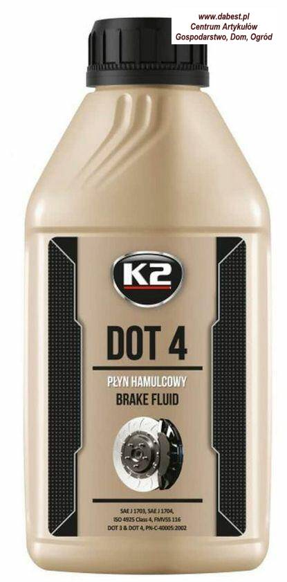 K2 DOT-4 płyn hamulcow 0,5L,