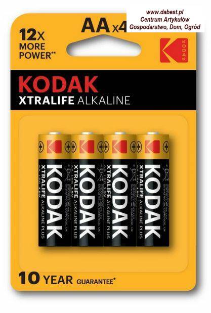 KODAK Bateria max  R6 - 4szt., 10 lat