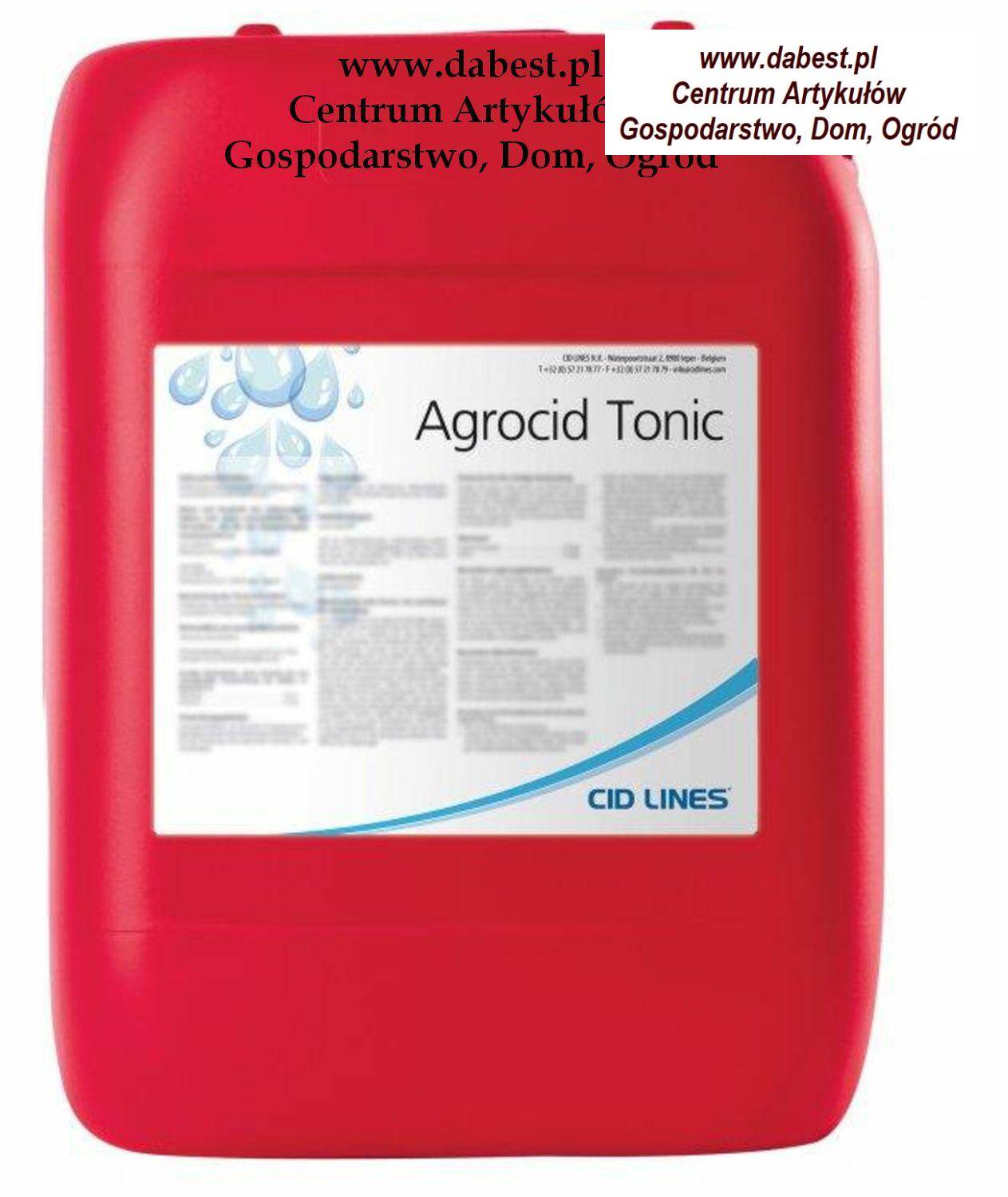 Agrocid TONIC 25kg płynny suplement pasz