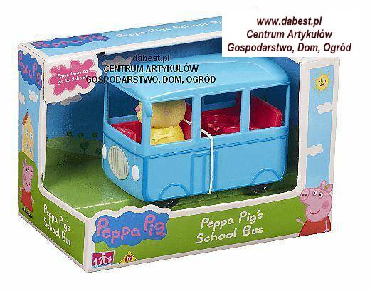 Świnka Peppa autobus szkolny - zabawka