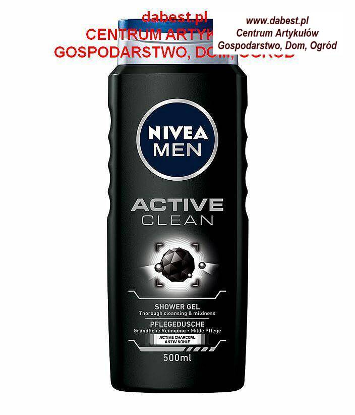 NIVEA Żel pod prysznic 0,5L MEN active
