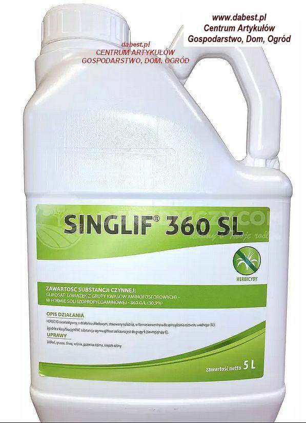 Singlif 360SL 5L, herbicyd nieselektywny