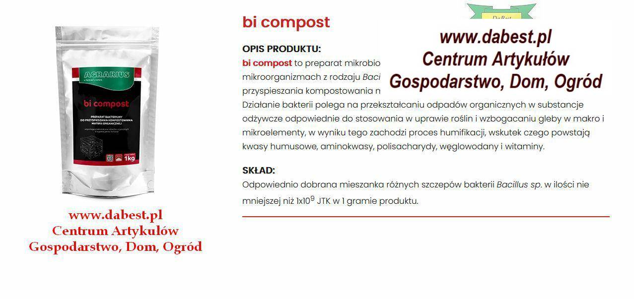 Bi Compost 1kg prep.mikrobiologiczny