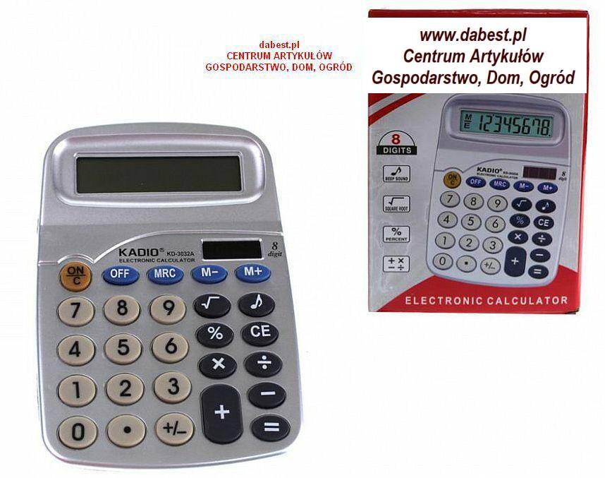 Kalkulator kd3032a, duży, lekki