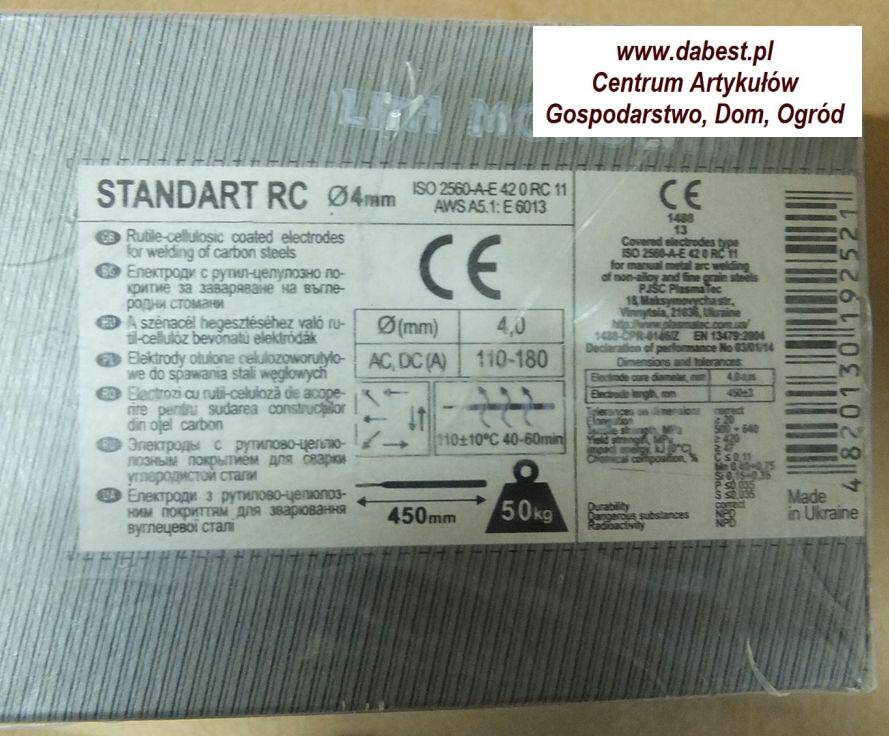 Elektroda RC 4,0 x 450/5kg   STANDARD,