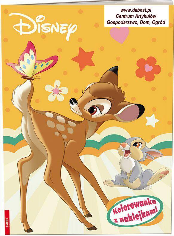 Książka Disney Bambi kolorowanka