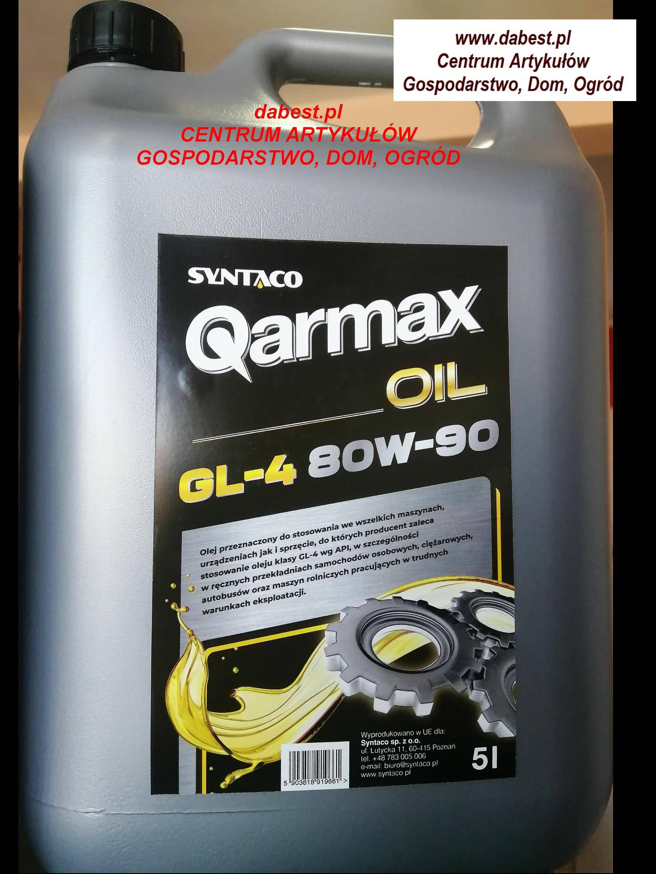 QARMAX OIL GL-4 80W-90 5L olej przekładn