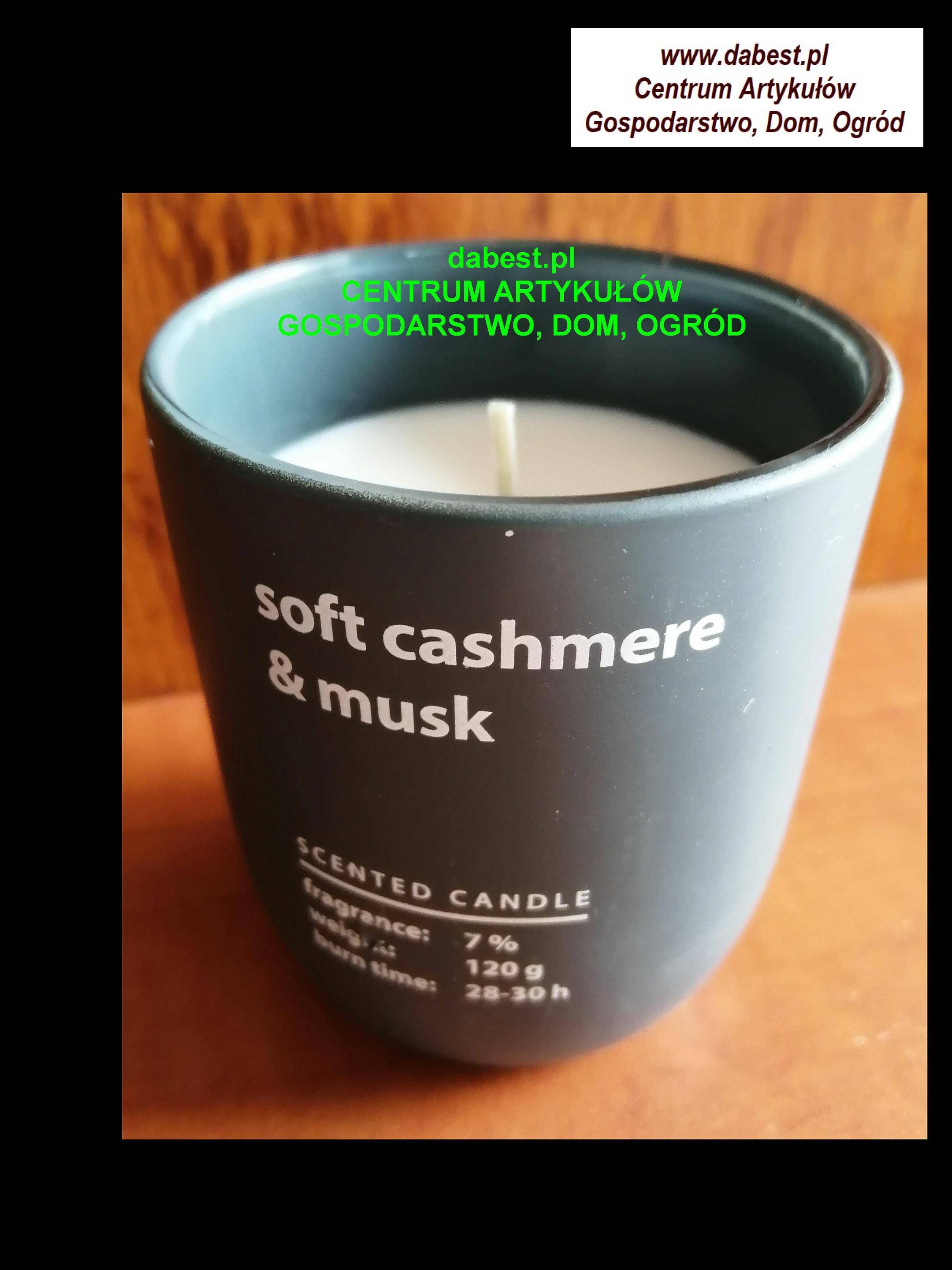 Świeca zapachowa 120g Soft Cashmere&Musk