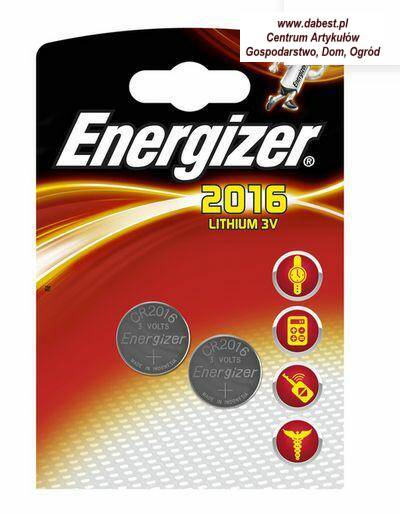 ENERGIZER Bateria CR2016  2szt.  3V, do