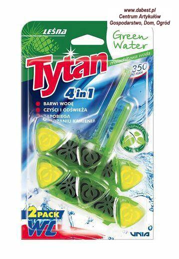 Kostka WC Tytan green 4w1 - 2szt. barwi