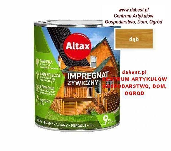 ALTAX Impregnat żywiczny 0,75L   DĄB