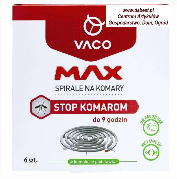VACO Spirale na komary max 6szt,