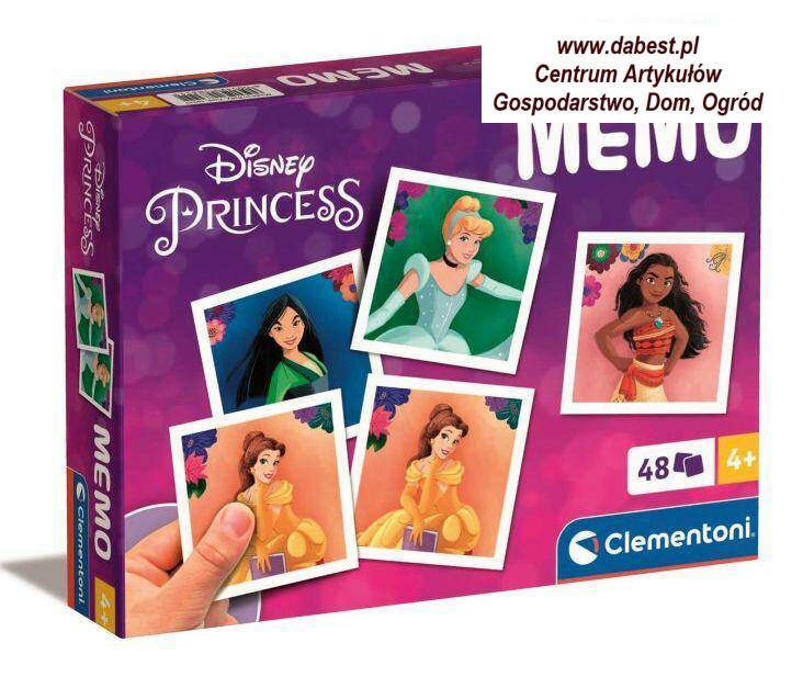 Gra Memo Księżniczki, 48 kartoników
