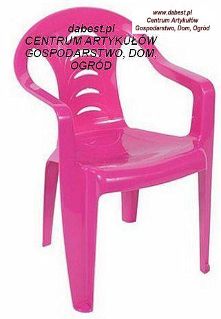 Krzesełko dziecięce TOLA różowe