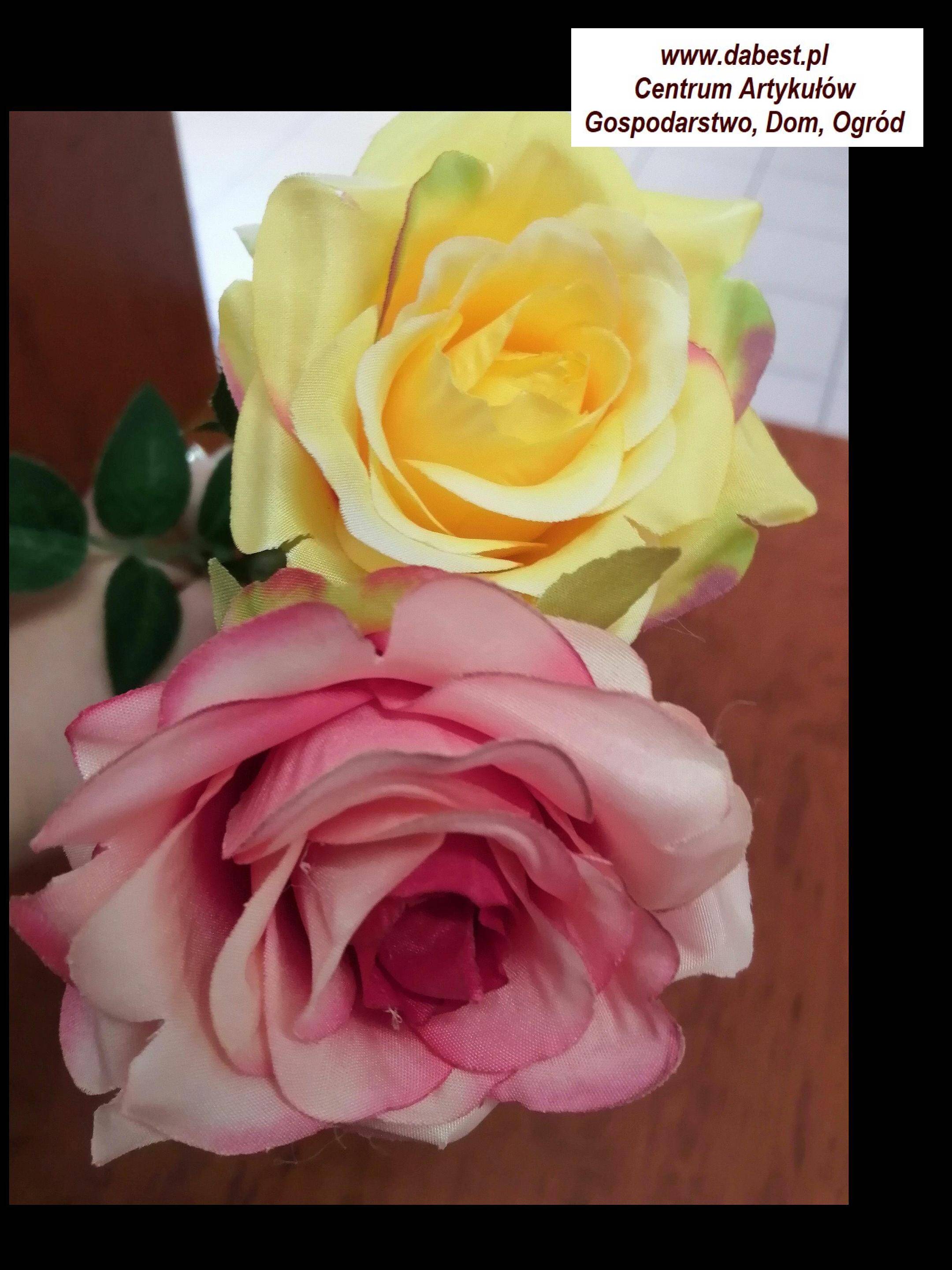Kwiat sztuczny Róża 54cm GK21M42-41 mix